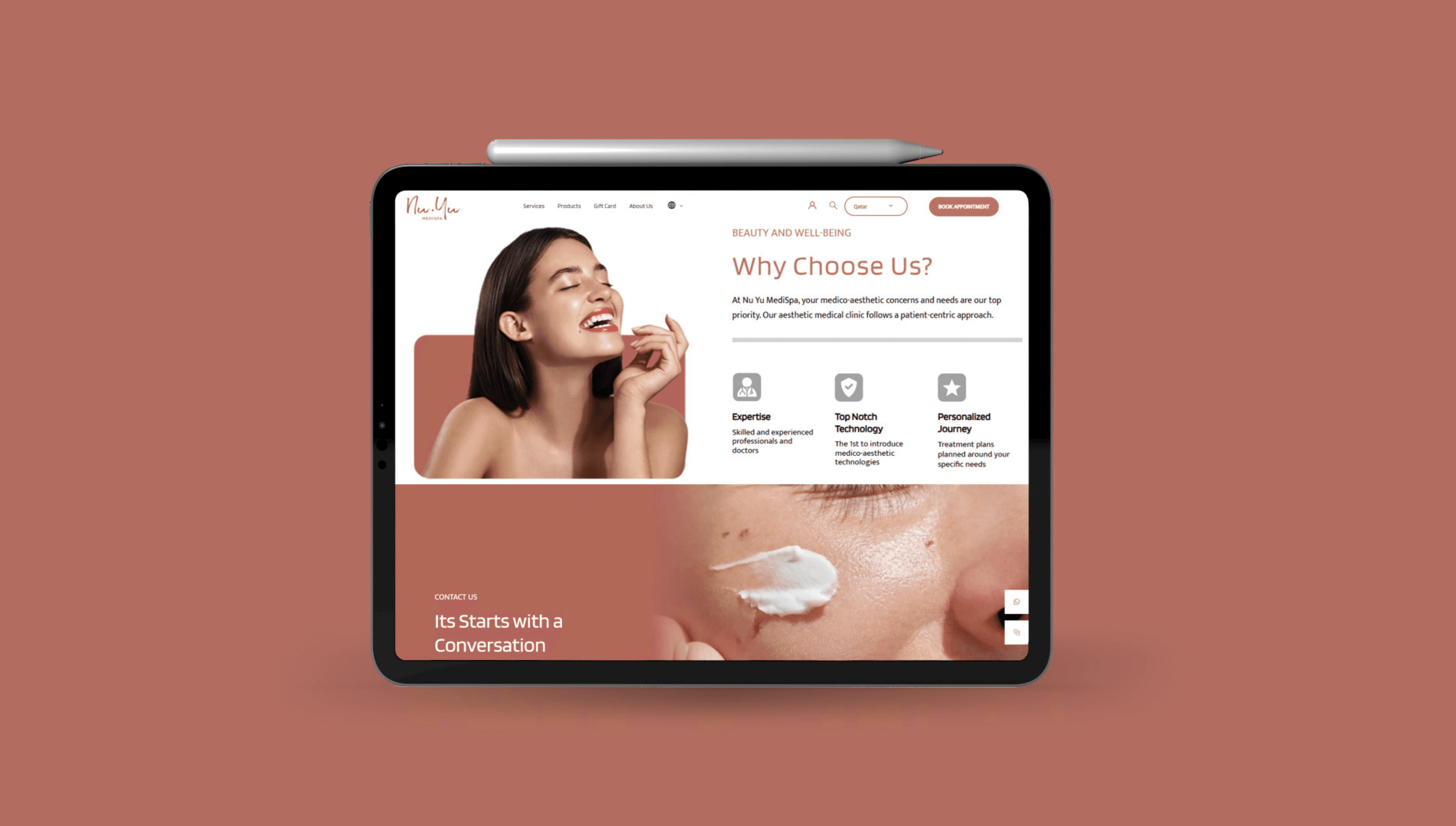 Nuyu MediSpa case study — Website digital marketing results by Hovi Digital Lab