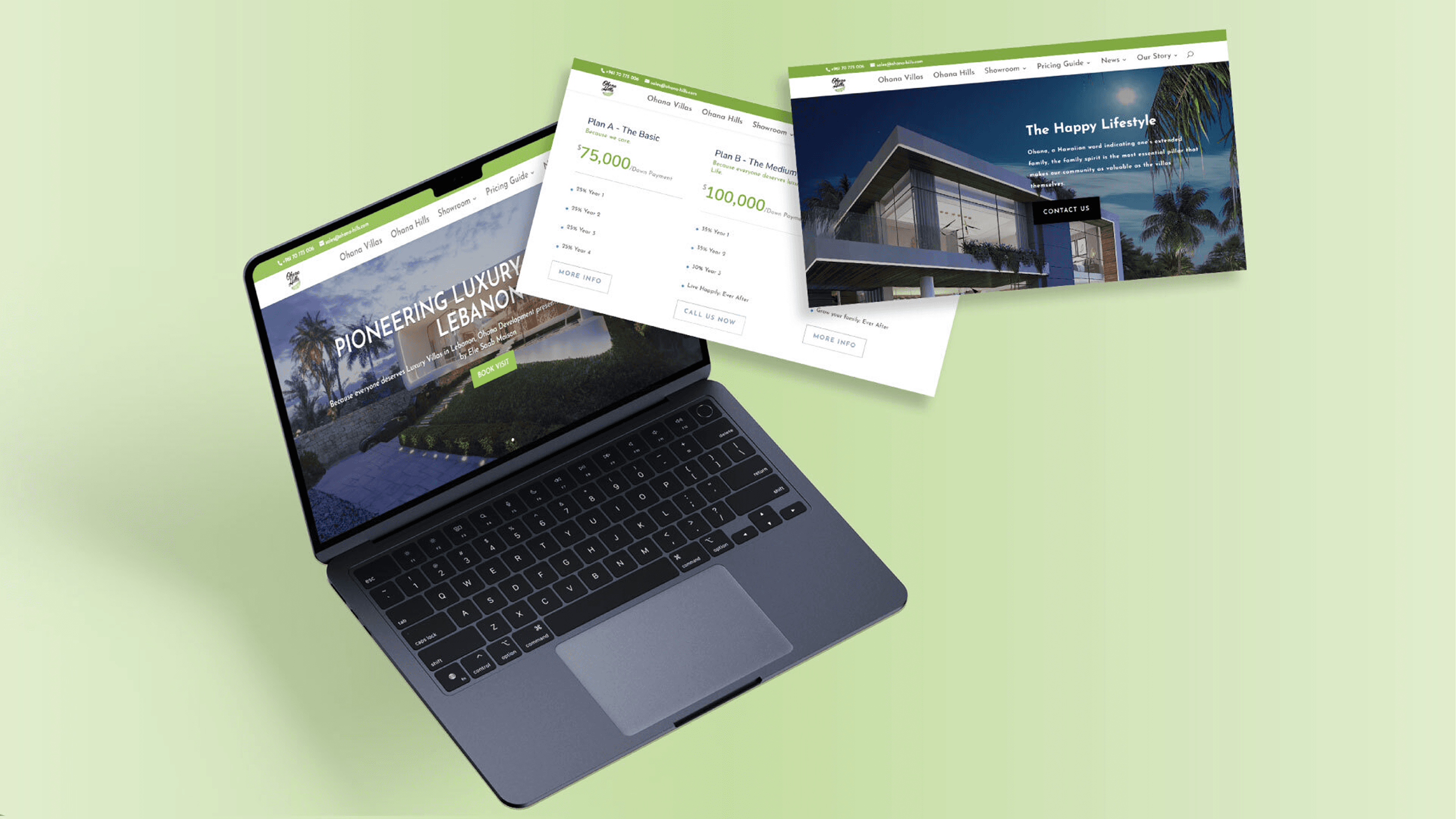 Ohana Hills case study — Website digital marketing results by Hovi Digital Lab