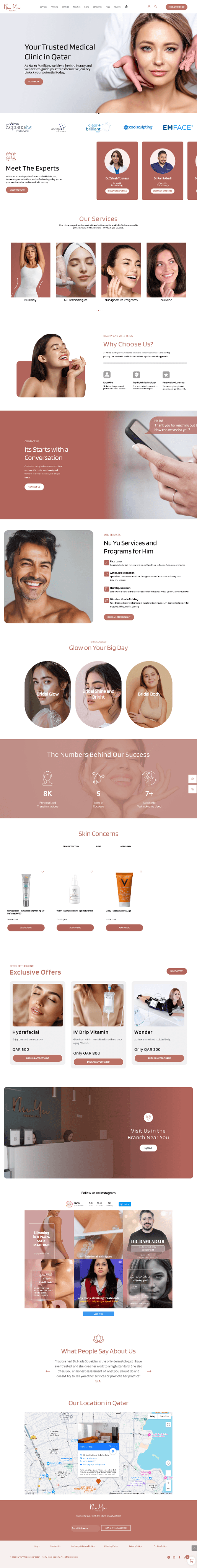Nuyu Medispa — Website Design & Lead Generation case study by Hovi Digital Lab