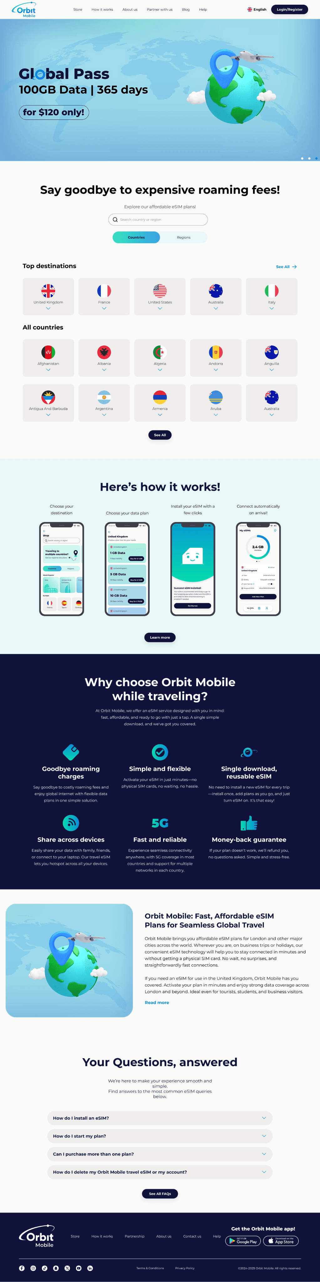 Orbit Mobile case study — Website digital marketing results by Hovi Digital Lab
