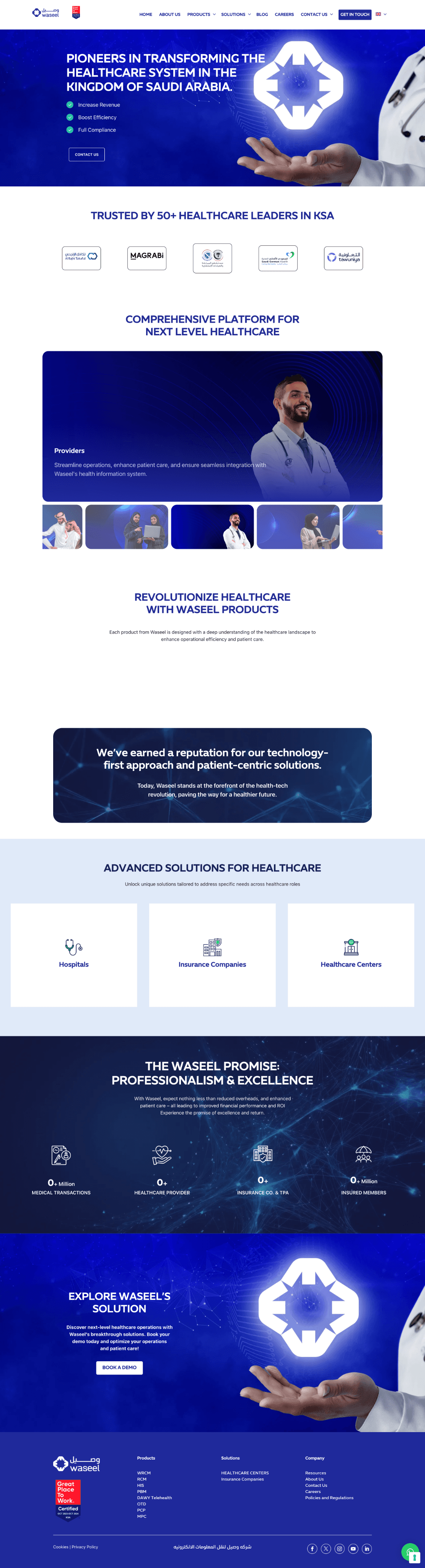 Waseel — Website Design & Development case study by Hovi Digital Lab