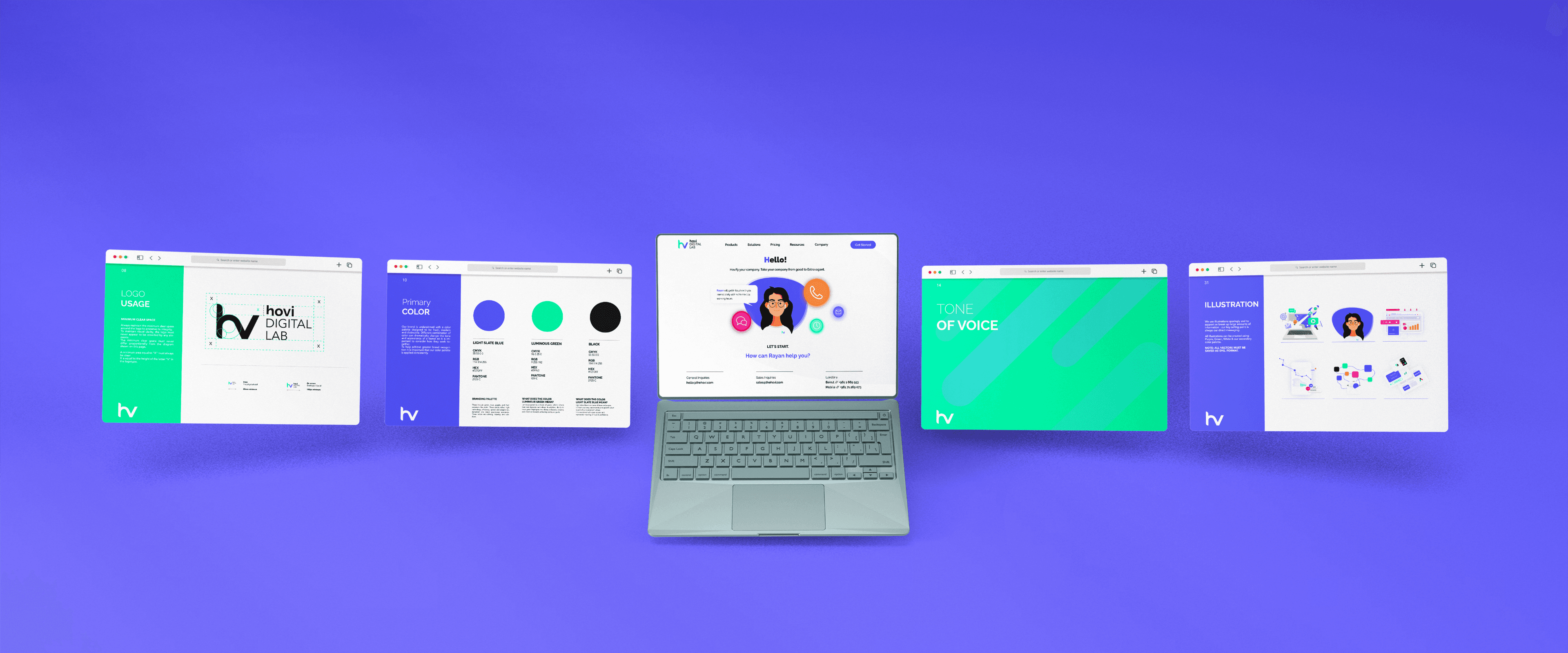 Hovi brand guidelines preview