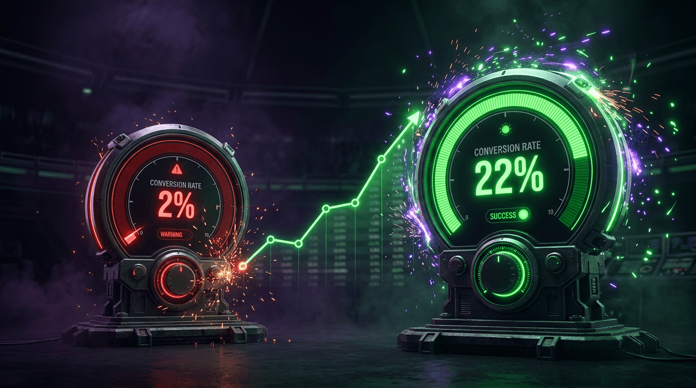 AI Sales Enablement: From 2% to 22% Conversion Rate — AI Marketing article by Hovi Digital Lab