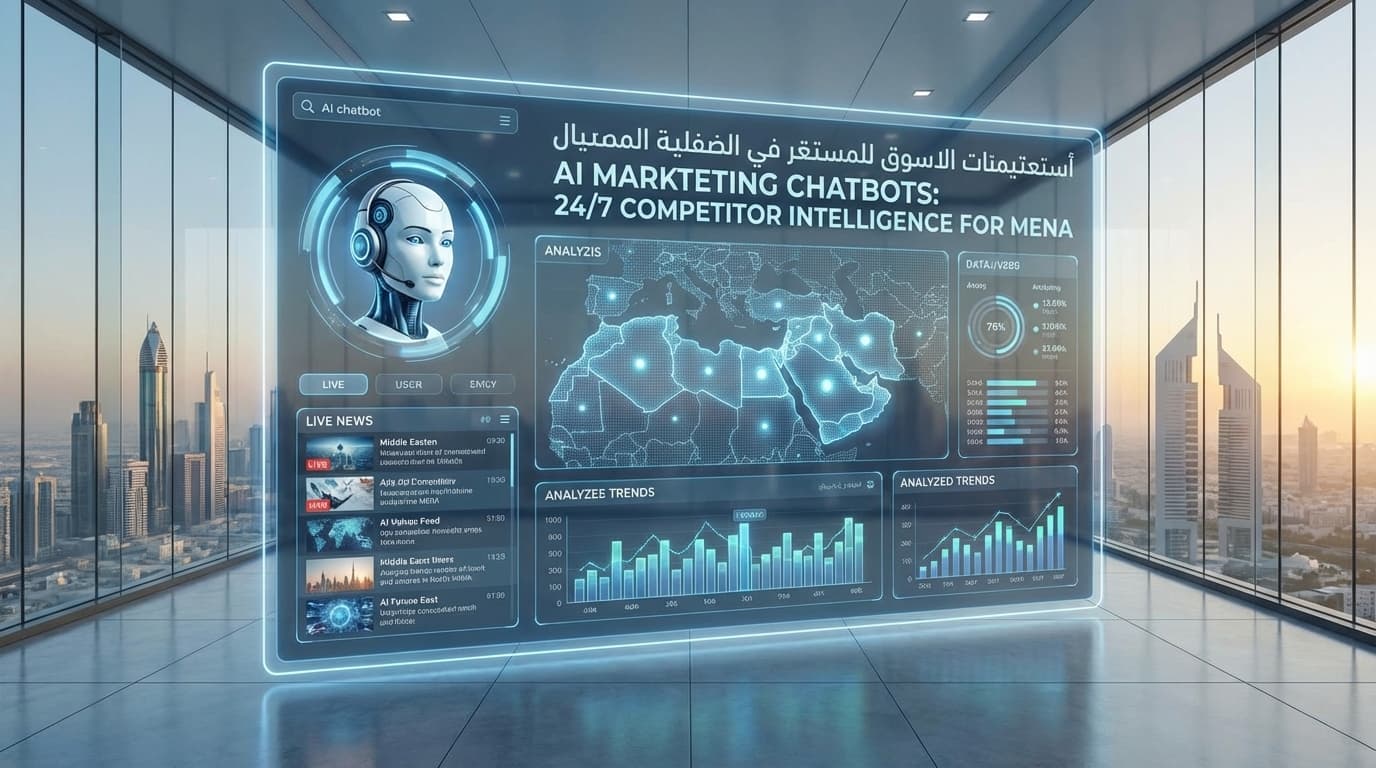 AI Marketing Chatbots: 24/7 Competitor Intelligence for MENA — AI Marketing article by Hovi Digital Lab
